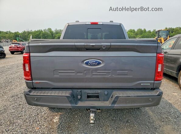 1FTEW1EP1MFB56535 2021 FORD F150 Gray უკანა ხედი