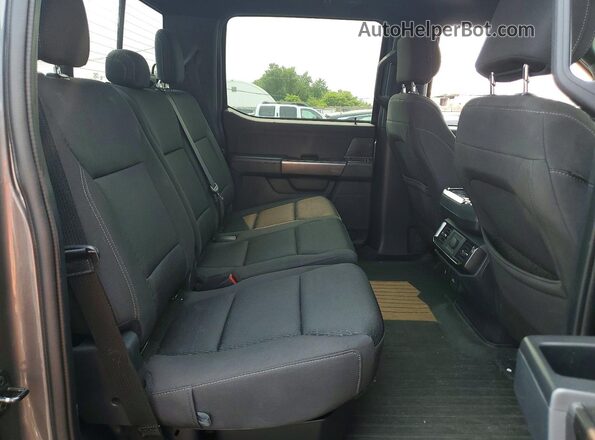 1FTEW1EP1MFB56535 2021 FORD F150 Gray უკანა სავარძლების ხედი