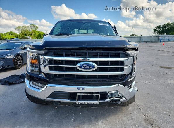 1FTEW1EP1MKE62691 2021 FORD F150 Black Widok z przodu