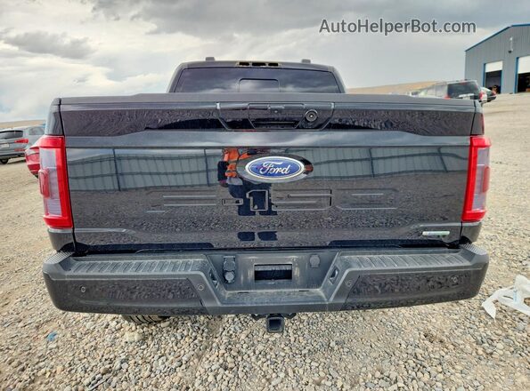 1FTEW1EP1NFA37207 2022 FORD F150 Black Rear view