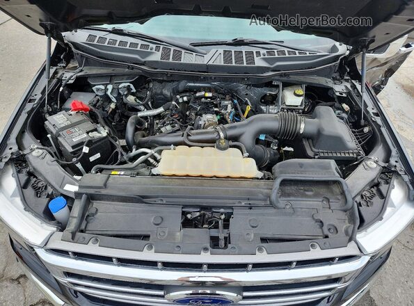 1FTEW1EP1NKF10157 2022 FORD F150 Черный Вид задней части салона