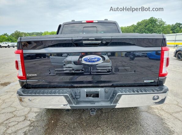 1FTEW1EP1NKF10157 2022 FORD F150 Черный Вид сзади