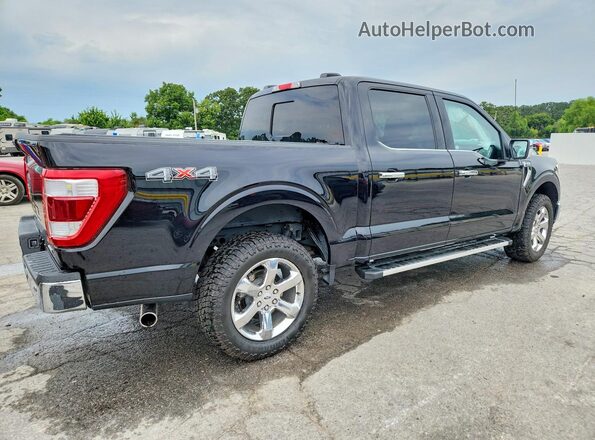 1FTEW1EP1NKF10157 2022 FORD F150 Черный Задняя правая четверть