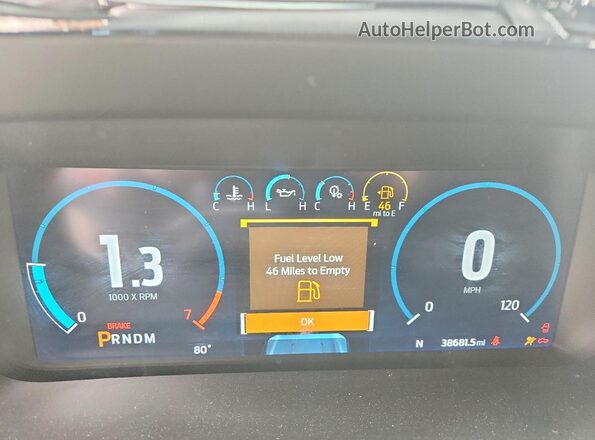 1FTEW1EP1NKF10157 2022 FORD F150 Черный Вид щитка приборов