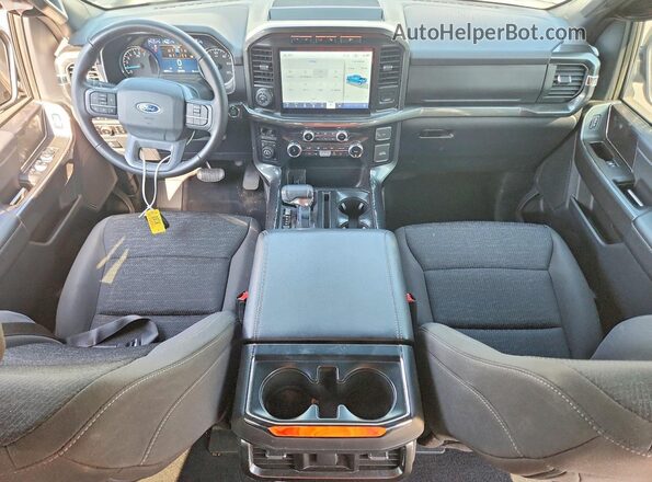 1FTEW1EP1PFC02627 2023 FORD F150 Gray Вид панелі приладів
