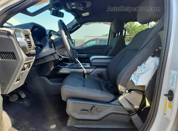 1FTEW1EP1PFC02627 2023 FORD F150 Gray Вид салону спереду