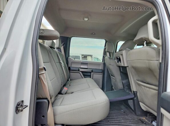 1FTEW1EP2GFA12741 2016 FORD F150 White Vista de los asientos traseros