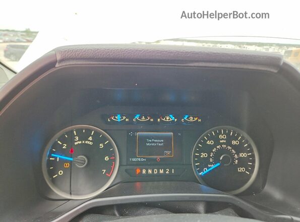 1FTEW1EP2GFA12741 2016 FORD F150 White Vista del cuadro de instrumentos