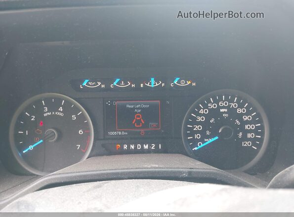 1FTEW1EP2GFC33790 2016 FORD F150 Silver Widok tylnych siedzeń