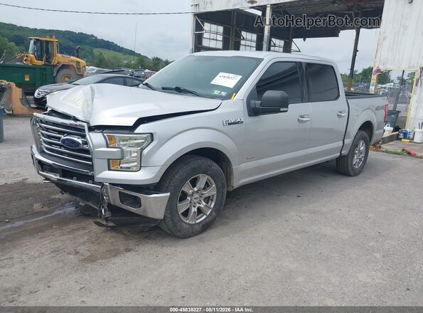 1FTEW1EP2GFC33790 2016 FORD F150 Silver Przód lewy