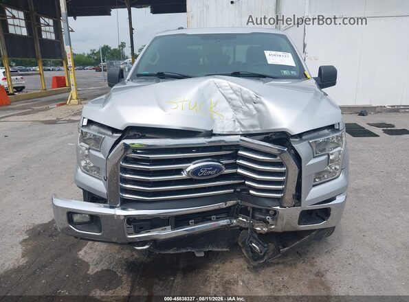 1FTEW1EP2GFC33790 2016 FORD F150 Silver Widok z przodu