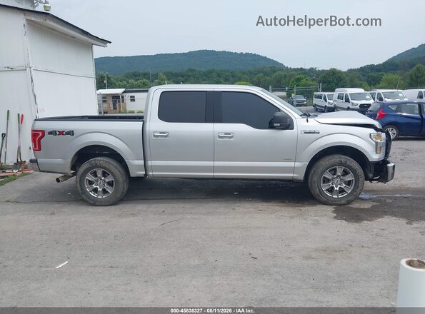 1FTEW1EP2GFC33790 2016 FORD F150 Silver Widok wnętrza z tyłu