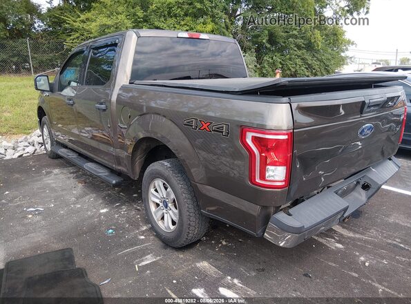 1FTEW1EP2GKD81350 2016 FORD F150 Brown უკანა მარცხენა