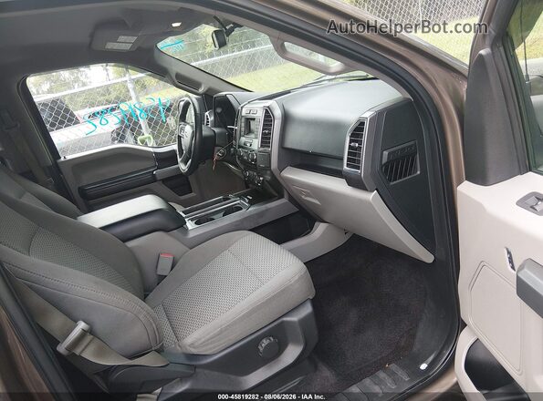 1FTEW1EP2GKD81350 2016 FORD F150 Brown წინა სალონის ხედი