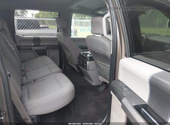 1FTEW1EP2GKD81350 2016 FORD F150 Brown VIN კოდის სტიკერის ხედი