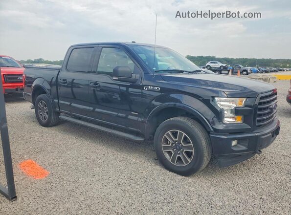 1FTEW1EP2HFB88352 2017 FORD F150 Black Delantero derecho