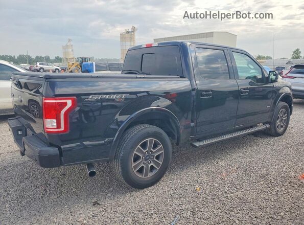 1FTEW1EP2HFB88352 2017 FORD F150 Black Trasero derecho
