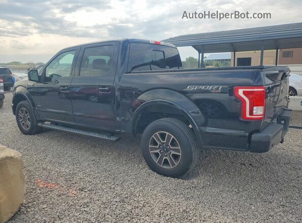 1FTEW1EP2HFB88352 2017 FORD F150 Black Trasero izquierdo
