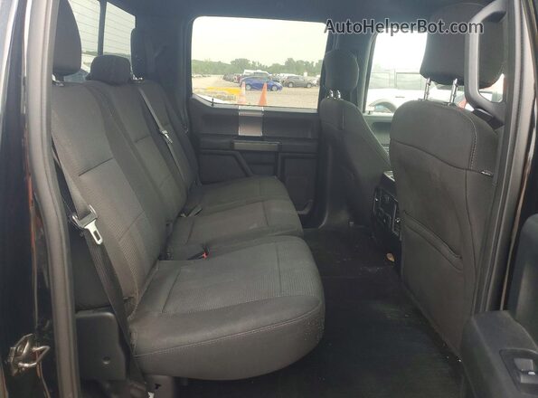 1FTEW1EP2HFB88352 2017 FORD F150 Black Vista de los asientos traseros