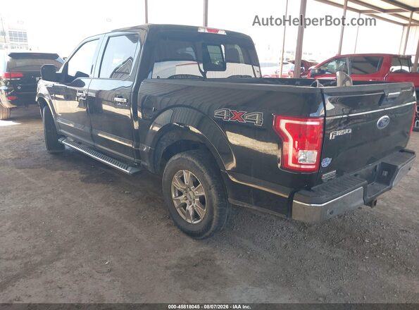 1FTEW1EP2HKD31338 2017 FORD F150 Black უკანა მარცხენა
