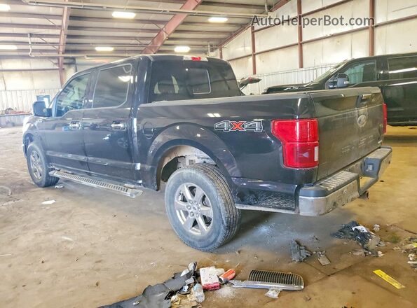 1FTEW1EP2JFB04150 2018 FORD F150 Black უკანა მარცხენა