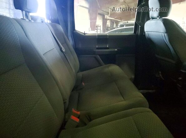 1FTEW1EP2JFB04150 2018 FORD F150 Black უკანა სავარძლების ხედი