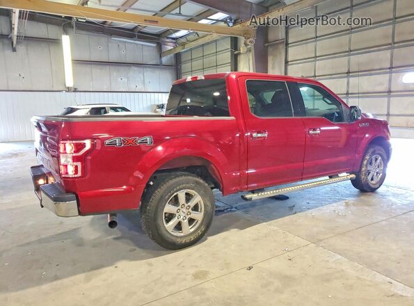 1FTEW1EP2KFB63068 2019 FORD F150 Red Задня права чверть