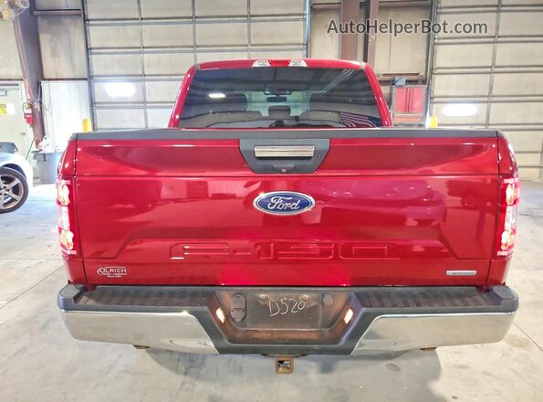 1FTEW1EP2KFB63068 2019 FORD F150 Red Вид ззаду