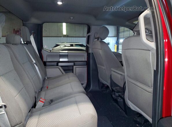 1FTEW1EP2KFB63068 2019 FORD F150 Red Вид задніх сидінь