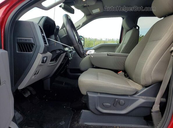 1FTEW1EP2KFB63068 2019 FORD F150 Red Вид салону спереду