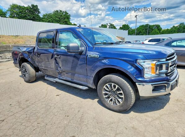 1FTEW1EP2KFB90867 2019 FORD F150 Blue Front right