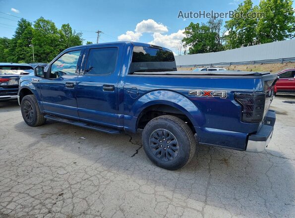 1FTEW1EP2KFB90867 2019 FORD F150 Blue Rear left
