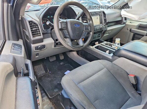 1FTEW1EP2KFB90867 2019 FORD F150 Blue Dashboard view