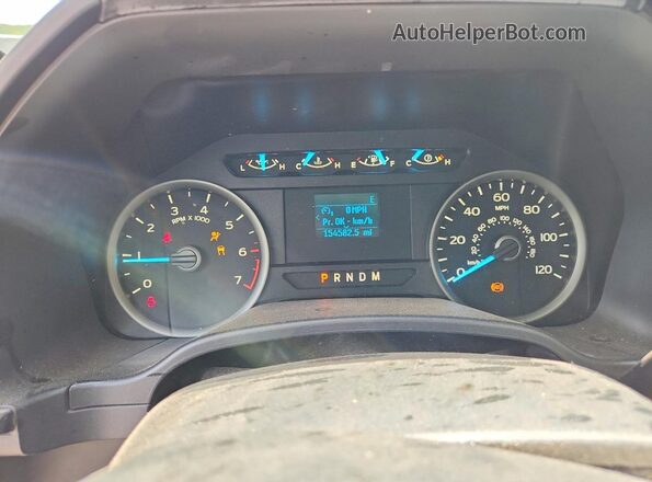 1FTEW1EP2KFB90867 2019 FORD F150 Blue Instrument cluster view