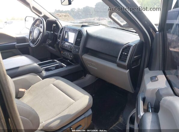 1FTEW1EP2LFA10398 2020 FORD F150 Black Widok wnętrza z przodu
