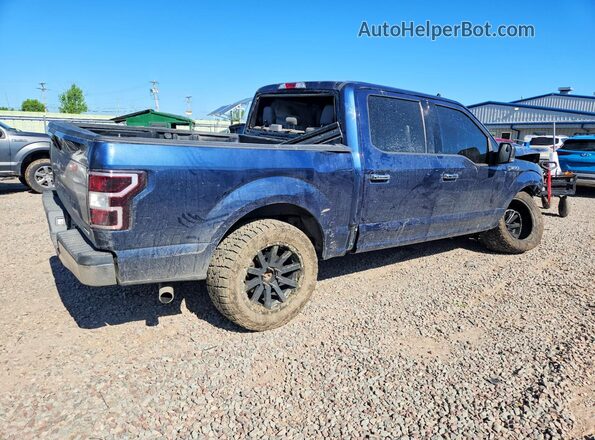 1FTEW1EP2LFC27773 2020 FORD F150 Blue Задня права чверть