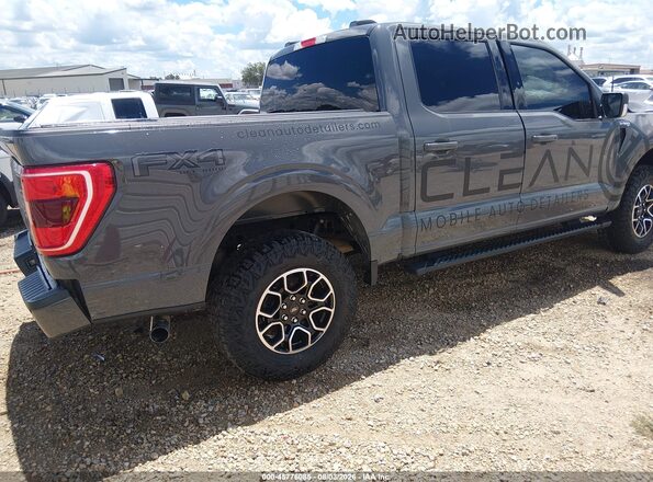 1FTEW1EP2MFA48828 2021 FORD F150 Gray Trasero derecho