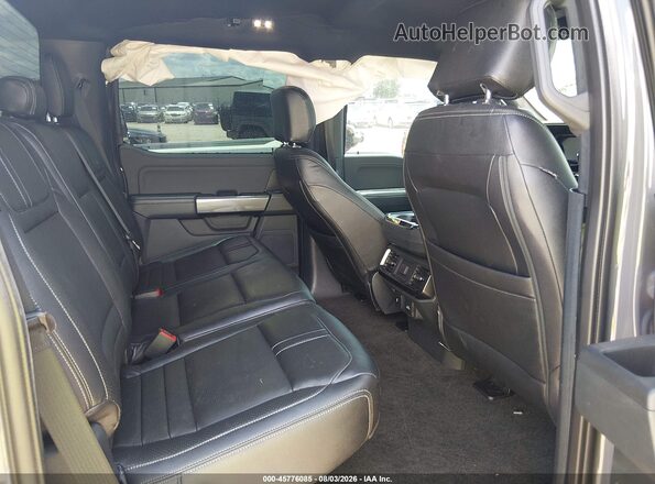 1FTEW1EP2MFA48828 2021 FORD F150 Gray Vista de la etiqueta del VIN