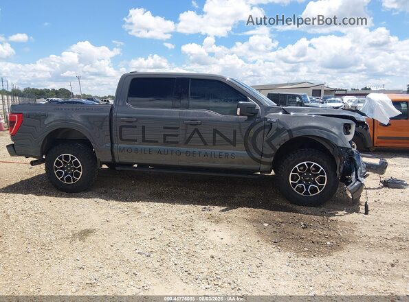 1FTEW1EP2MFA48828 2021 FORD F150 Gray Vista interior trasera