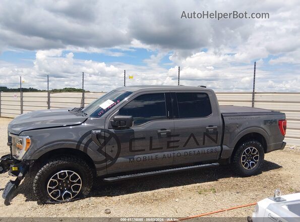 1FTEW1EP2MFA48828 2021 FORD F150 Gray Vista interior de 360 grados
