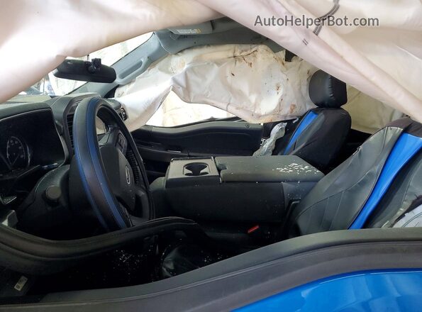 1FTEW1EP2MFB32468 2021 FORD F150 Blue Widok wnętrza z przodu