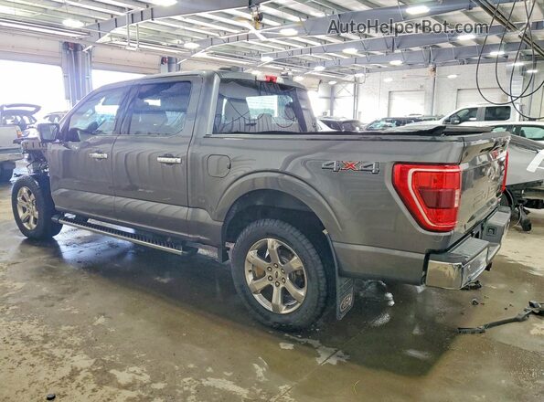 1FTEW1EP2MFB78768 2021 FORD F150 Gray Rear left