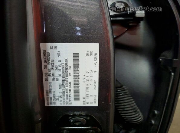1FTEW1EP2MFB78768 2021 FORD F150 Gray VIN sticker view