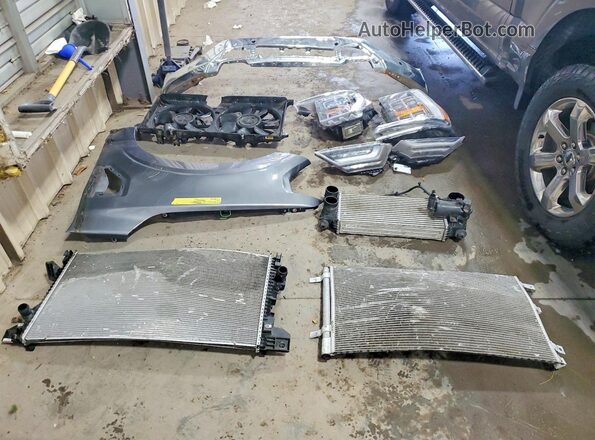 1FTEW1EP2MFB78768 2021 FORD F150 Gray Engine compartment view