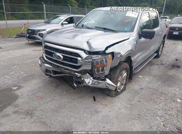 1FTEW1EP2MFC99283 2021 FORD F150 Серебряный Вид спереди