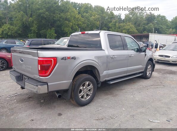 1FTEW1EP2MFC99283 2021 FORD F150 Серебряный Задняя правая четверть