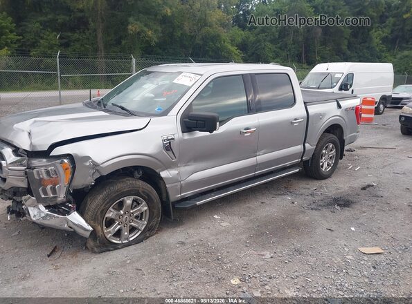 1FTEW1EP2MFC99283 2021 FORD F150 Серебряный Передняя левая четверть