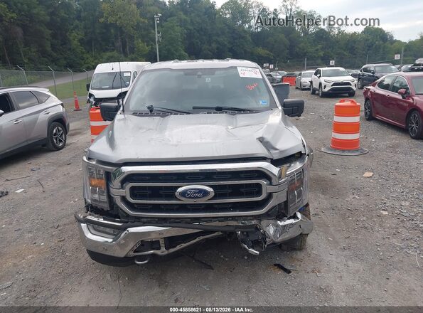 1FTEW1EP2MFC99283 2021 FORD F150 Серебряный Вид щитка приборов