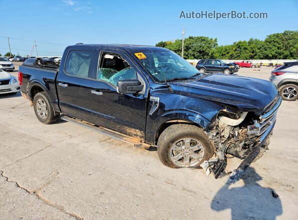 1FTEW1EP2MKD32015 2021 FORD F150 Blue Front right
