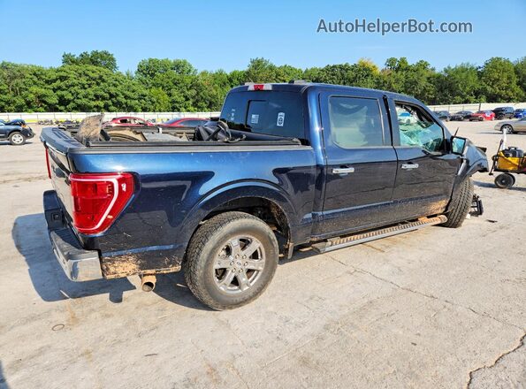 1FTEW1EP2MKD32015 2021 FORD F150 Blue Rear right